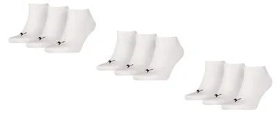 Obrázok produktu pre Ponožky Puma Sneaker Socken Plain, biela sada 9 kusov, veľkosť: 35-38