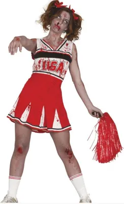 Produktbild von Kostüm "Zombie Cheerleader" für Damen | Kleid Größe: XL (44-46)