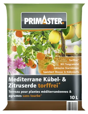 Produktbild von Primaster Mediterrane Kübel- & Zitruserde torffrei 10 L