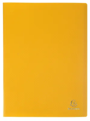 Immagine prodotto di Exacompta 8559E Cartellina trasparente A4 in polipropilene, 50 buste opache, giallo