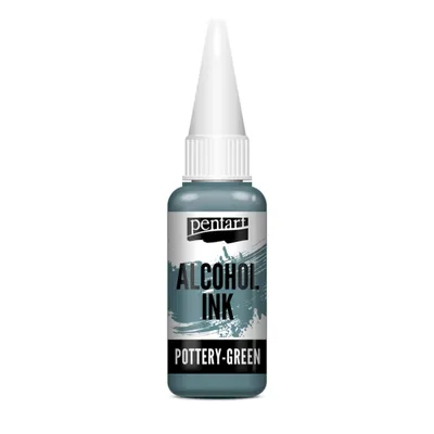 Produktbild von PENTART Medientinte auf Alkoholbasis, 20 ml, Keramik-Grün