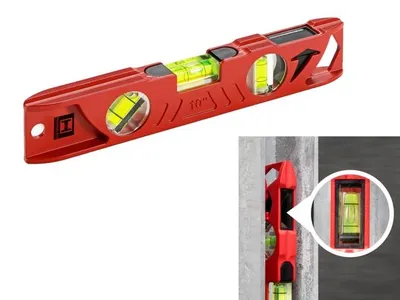Produktbild von Handler EV 25 Taschenwasserwaage 25 cm | robust | magnetisch | 3 Libellen
