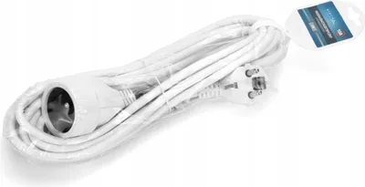 Image de Rallonge de jardin, simple Montis 15 m 1 prise blanc 20IP 16A