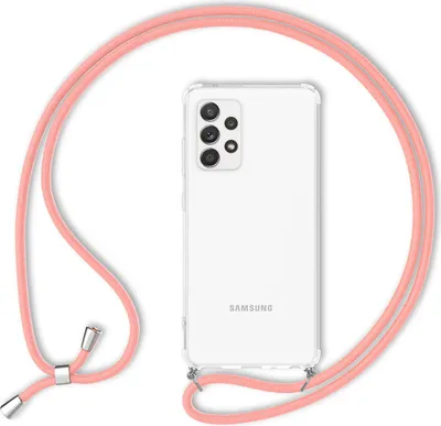 Obrázek produktu pro NALIA Pouzdro na mobilní telefon s řetízkem pro Samsung Galaxy A52 5G / A52 / A52s 5G Case Cover Pink