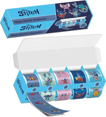 Produktbild von Lilo & Stitch - "Core" Aufkleber Spender, Vinyl PM13123 (Einheitsgröße) (Blau/Marine)