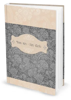 Produktbild von Kleines Notizbuch DIN A5 "Von mir für dich" als Geschenkbuch