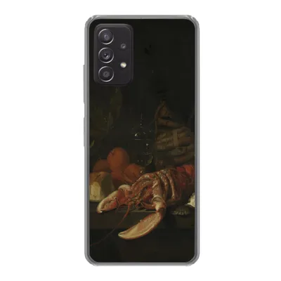 Produktbild von MuchoWow® Handyhülle Schutzhülle Hülle für Samsung galaxy a73 Stilleben - Gemälde von Jan Davidsz. de Heem Silikon Softcase Handy Hülle - Handyhülle