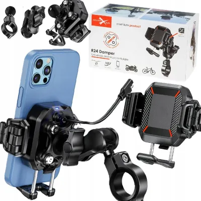 Image de Support anti-vibrations pour téléphone portable Extremestyle R24 Damper pour motos