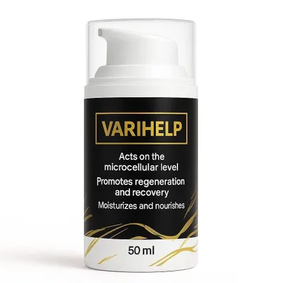 Obrázok produktu pre VariHelp – Chladivý krém na starostlivosť o nohy a žily pre unavené nohy – 50 ml