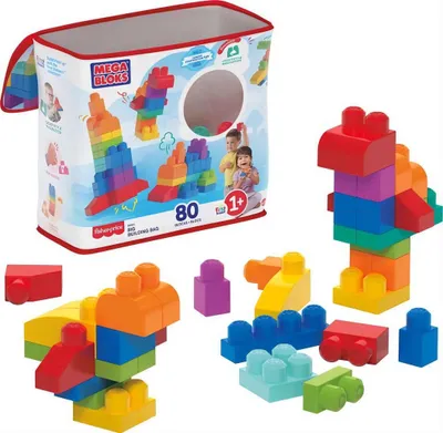 Obrázok produktu pre MEGA BLOKS DCH63, Stavebnica, 1 rok / roky, Plast, 80 kusov, 1,33 kg