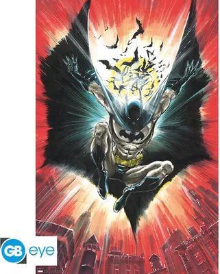 Zdjęcie produktu dla Plakat DC Comics Batman Warner 100th 61x91,5cm