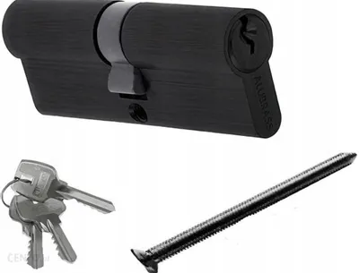 Produktbild von Alubrass Profilzylinder Doppel-Schlosszylinder 40/65 Schwarz