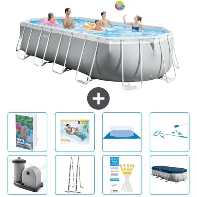 Immagine prodotto di Piscina Prism Frame ovale - 610x305x122 cm - 9 pezzi  S618