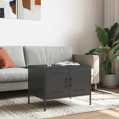 Obrázok produktu pre Maison Exclusive - Konferenčný stolík Čierny 68x50x50,5 cm Oceľ