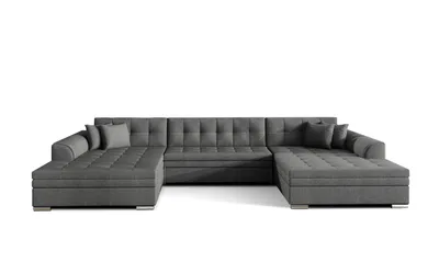 Produktbild von Ecksofa Couchgarnitur Vento mit Schlaffunktion – Großzügige Wohnlandschaft in U-Form