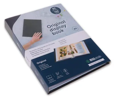 Obrázok produktu pre Rillstab 99484, Čierna, Plast, 80 vrecká/vreciek, Portrét, A4