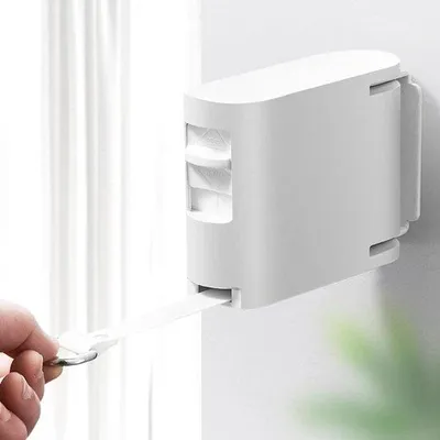 Produktbild von Famanu Wäscheleine Intrekbar - Verstellbar und Wandmontage - Weiß