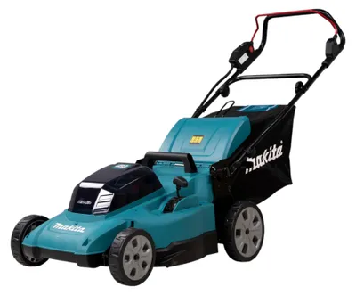 Produktbild von Makita DLM 480 CG2 Akku Rasenmäher 36 V ( 2x 18 V ) 48 cm 62 l + 2x Akku 6,0 Ah + Ladegerät