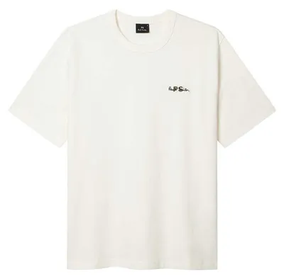 Produktbild von Paul Smith - T-Shirt für Herren/Damen Uni, Premium-Baumwolle GT22068 (XXL) (Weiß)
