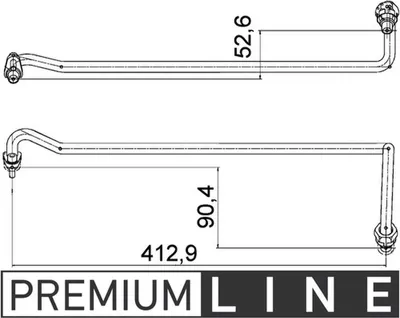 Immagine prodotto di Linea olio flessibile MAHLE AHX 4 000P
