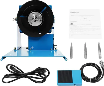 Immagine prodotto di Posizionatore rotante per saldatura, struttura compatta, angolo regolabile, blu, 220 V