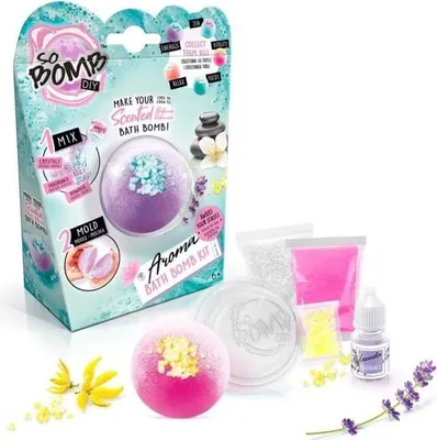 Zdjęcie produktu dla Zestaw do Robienia Musujących Kul do Kąpieli CANAL TOYS So DIY, Aromaterapia, Niebieski, Dla Dzieci od 6 lat