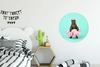 Produktbild von MuchoWow® - Wand Kreis - Wand Bild - Foto Tapete - Selbstklebende - Wohnzimmerdekoration - Wand Dekoration - Kinderzimmer