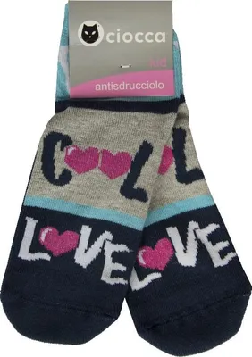 Immagine prodotto di Calza calzini basso leggero estivo antiscivolo antisdrucciolo bimba ragazza donna CIOCCA articolo 4/122A, 3-10/12 - scarpa 35/40, Cotone 85%,Poliammide 14%,Spandex 1%