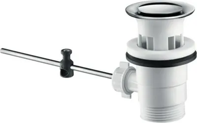 Produktbild von Hansgrohe Ablaufventil Kunststoff mit Edelstahl Blende