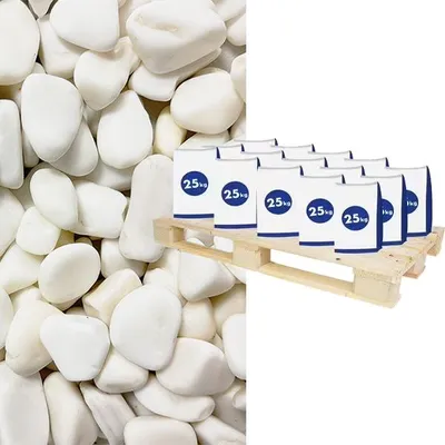 Produktbild von Marmorkies Schneeweiß 15-25 mm 1125 kg