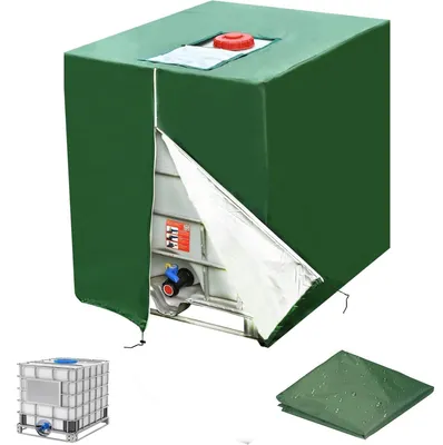 Zdjęcie produktu dla Omgoods - Pokrowiec ochronny do zbiornika IBC 1000L z ochroną przed promieniowaniem UV i wilgocią