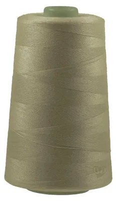 Produktbild von 4572m Qualitäts Overlock-Garn Overlock-Nähgarn Farbe 821 - 860, Farbe:A847 gelbgrau