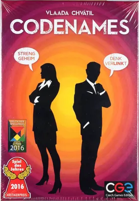 Produktbild von Asmodee Codenames, hra roka 2016, rodinná hra, hádanie, nemčina