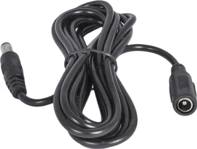 Produktbild von EZVIZ, Verlängerungskabel Jack DC 5.5mm Widerstandsfähig 12V 5 Meter, Schwarz