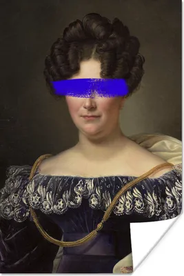 Produktbild von MuchoWow® Poster Johanna Henriette Engelen - Dubois Drahonet - Gemälde 60x90 cm - Wanddekoration