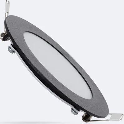 Produktbild von LED Downlight Einbaustrahler 6W Rund Schwarz Schnitt Ø 105mm 2700K Warmweiß