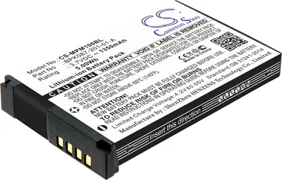 Obrázek produktu pro TECHTEK Baterie kompatibilní s [Motorola] MPM-100, MPM100, pro [VeriFone] MPM-100, VX600, VX600 Bluetooth, VX600BT nahrazuje BPK087-201, pro BPK087-