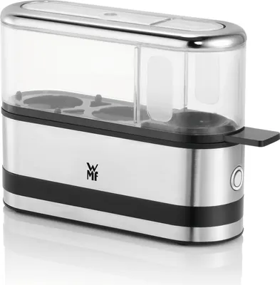 Produktbild von WMF Küchenminis 2-Eier-Kocher, Eierkocher 2 Eier, mit Eipick, BPA-freies Tritan, 250 W, cromargan matt