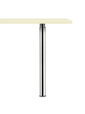 Image de Trampolo 50 rond, pied support, chromé poli, H 705-885 mm