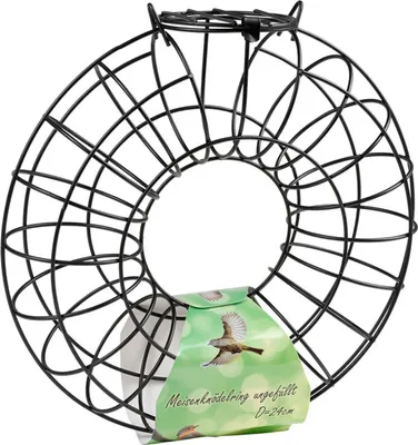 Image de Anneau à boulettes pour mésanges 24x8cm Distributeur de nourriture pour oiseaux