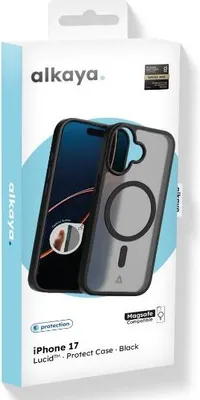 Produktbild von alkaya LUCID Handy Schutzhülle Protection Case f. Magsafe iPhone 17, schwarz