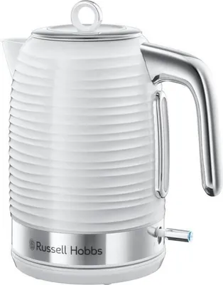 Image de Bouilloire Russell Hobbs Inspire 24360-70, 1,7L, Ebullition Rapide, Filtre Anti-Calcaire, Blanc