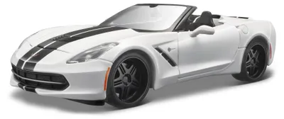 Produktbild von MAISTO Corvette Stingray Cabrio 2014 Modellauto 1:24 Weiß