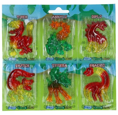 Produktbild von Vidal Dino Jelly 6x11g