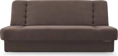 Produktbild von MOEBLO Schlafsofa CYPRUS – Sofa Kippsofa Klappsofa Click-Clack Couch für Wohnzimmer Federkern Sofagarnitur Polstersofa mit Bettkasten und Schlaffunktion (BxHxT): 192x85x92 cm (Braun - Soro 28)