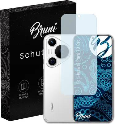 Produktbild von Bruni Basics-Clear 2x Schutzfolie kompatibel mit Huawei Pura 70 Pro Folie