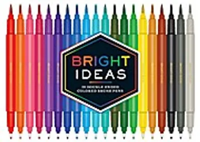 Produktbild von Chronicle Books: Bright Ideas: 20 Double-Ended Colored Brush