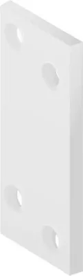Image de Plaque à clous 60x25x2,0 blanc