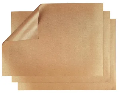Image de Film de cuisson réutilisable - Résistant à la chaleur et découpable - Pour four et grill - 3 pièces de 40x30 cm