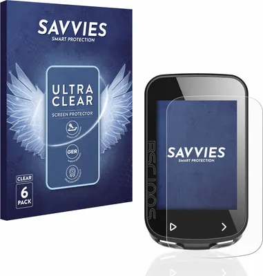 Produktbild von 6x Für iGPSPORT BSC100S Schutzfolie Savvies Displayschutz Display Schutz Folie Klar Transparent
